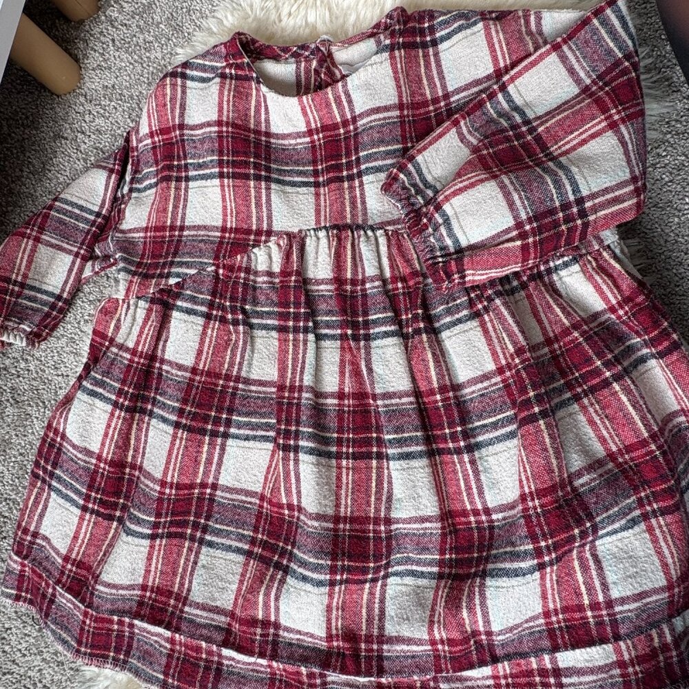 Zara Plaid/Flannel Girls Dress